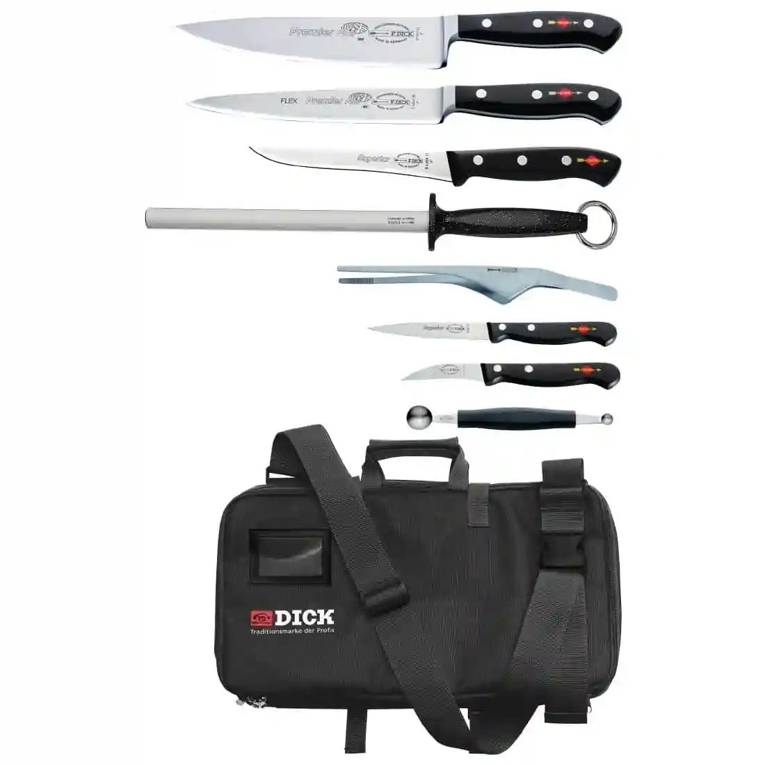 Dick 8 Piece Knife Set With Case - Image 1
