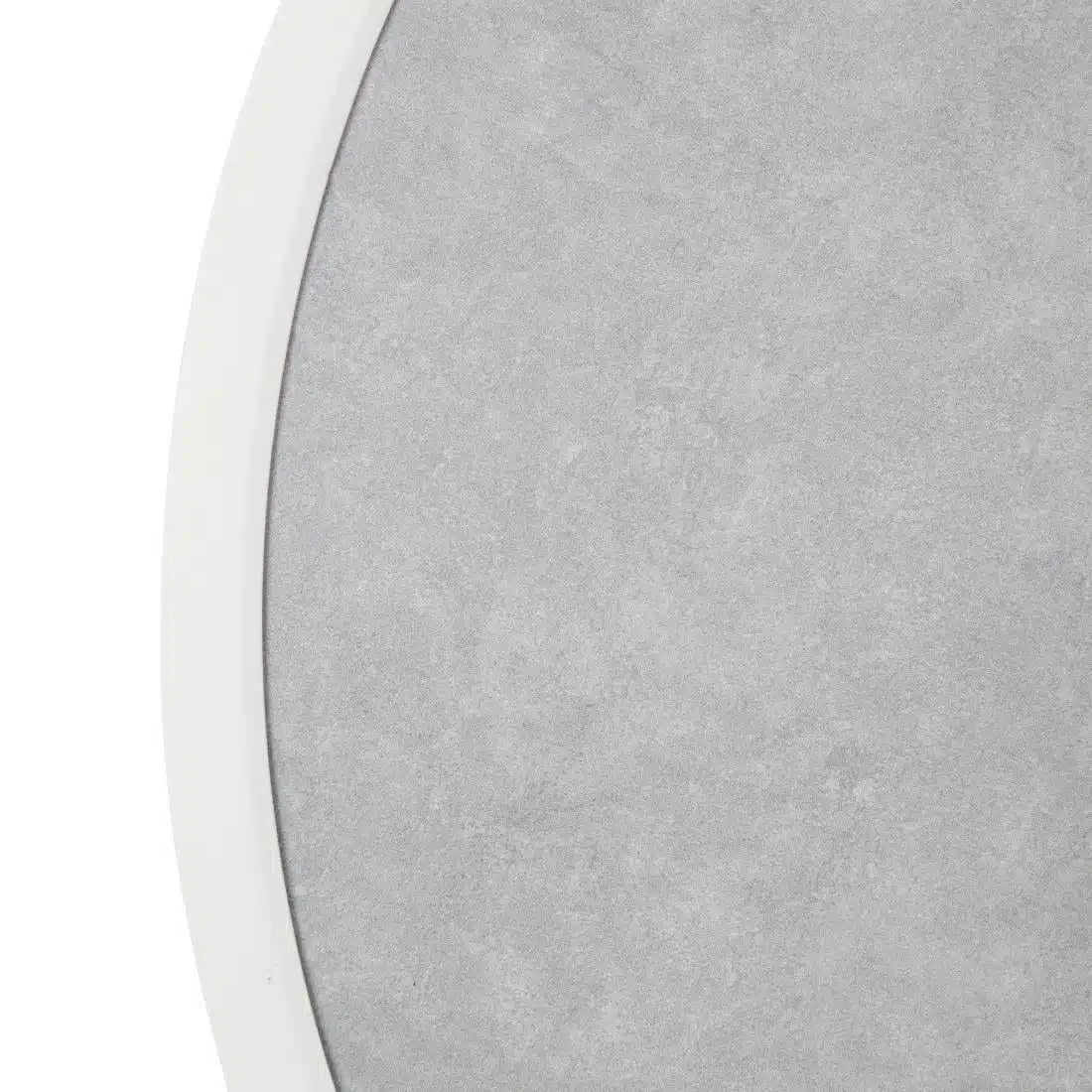 Bolero Fibre Glass Round Table Top Grey Stone Effect 580mm - Image 3