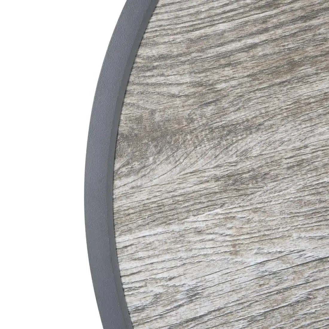 Bolero Fibre Glass Round Table Top Wood Effect 580mm - Image 3