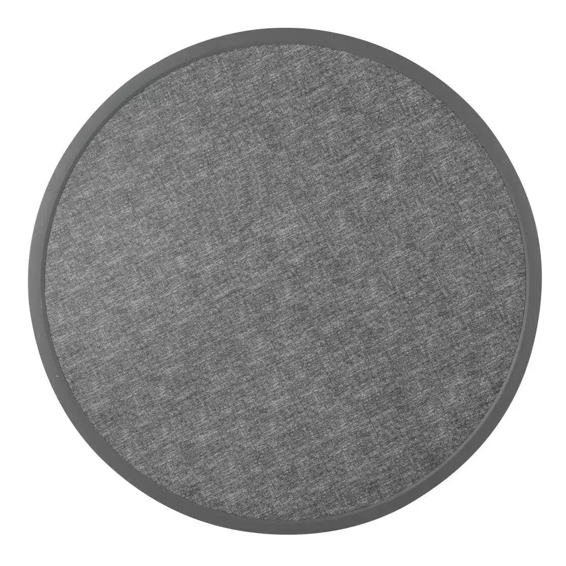 Bolero Fibre Glass Round Table Top Brushed Black 580mm - Image 2