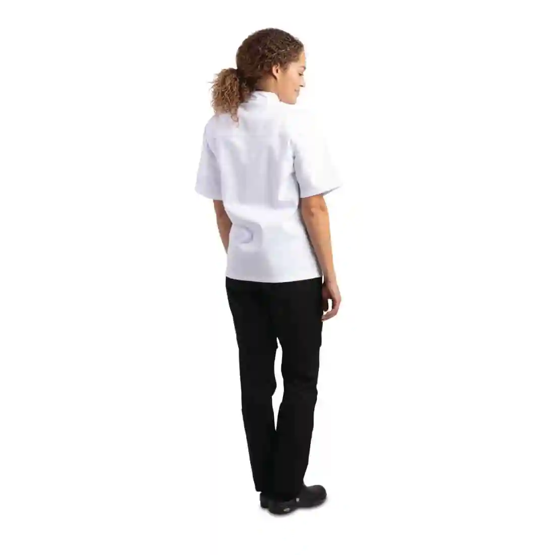 Whites Chicago Unisex Chefs Jacket Short Sleeve White - Image 3