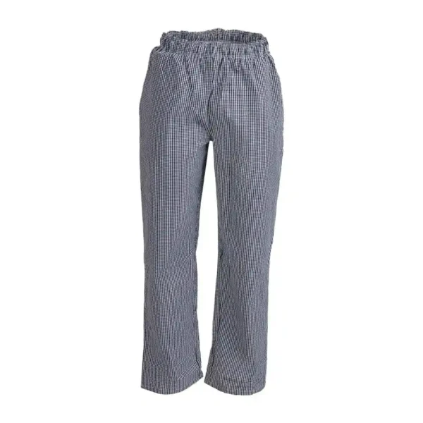 Whites Unisex Vegas Chefs Trousers Black and White Check - Image 1