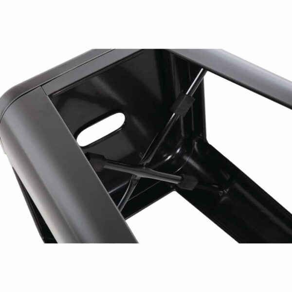 Bolero Bistro Steel High Stool Black (Pack of 4) - Image 6