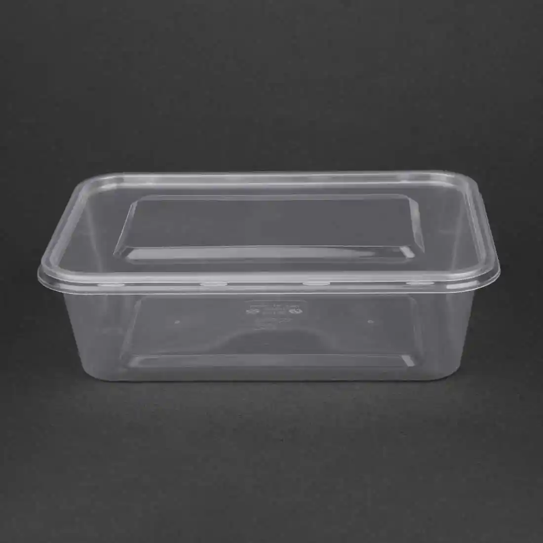 Fiesta Recyclable Plastic Microwavable Containers with Lid Medium 650ml (Pack of 250) - Image 3