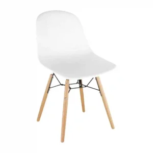 Bolero Arlo Side Chair White (Pack of 2)