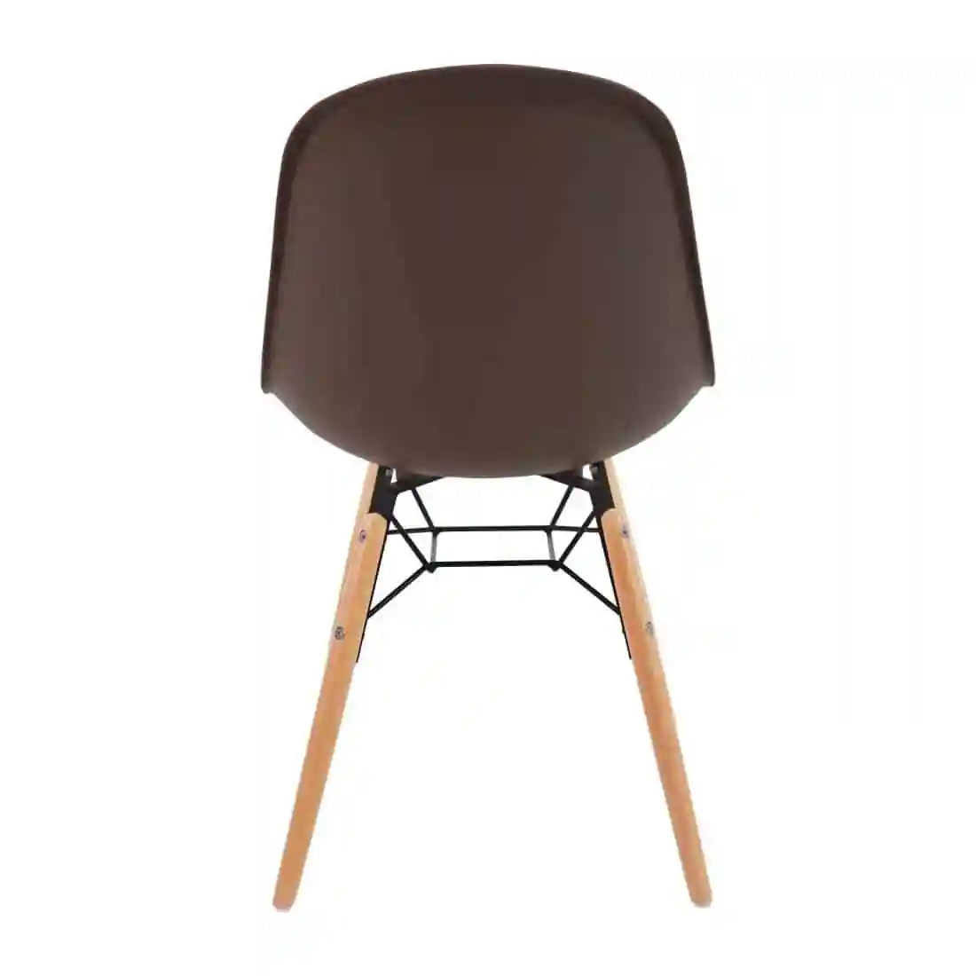 Bolero Arlo Side Chair Coffee (Pack 2) - Image 2