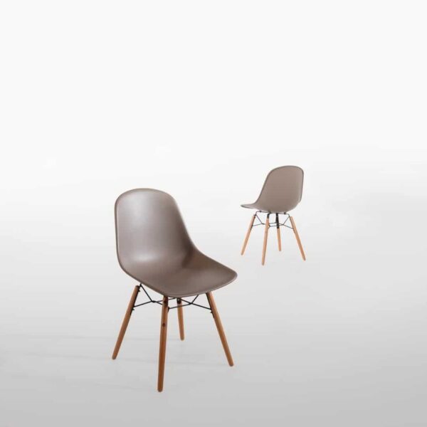 Bolero Arlo Side Chair Coffee (Pack 2) - Image 7