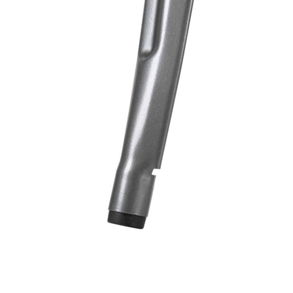 Bolero Bistro Square Steel Table Gun Metal 668mm - Image 5