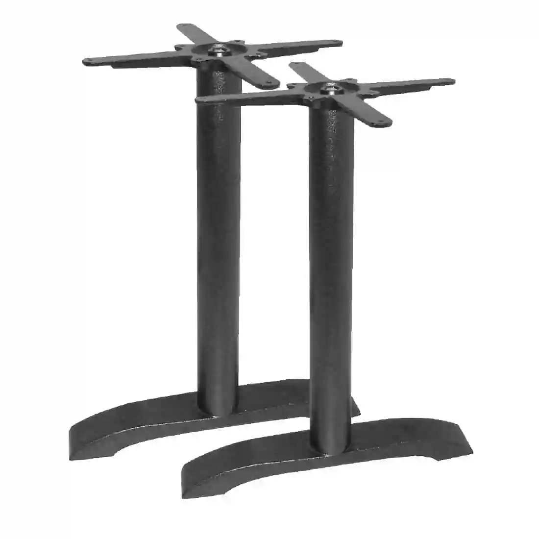 Bolero Cast Iron Twin Leg Table Base (Pack of 2) - Image 1