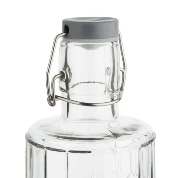 Olympia Geo Glass Water Bottle with Stopper 1Ltr (6 pack) - Image 4