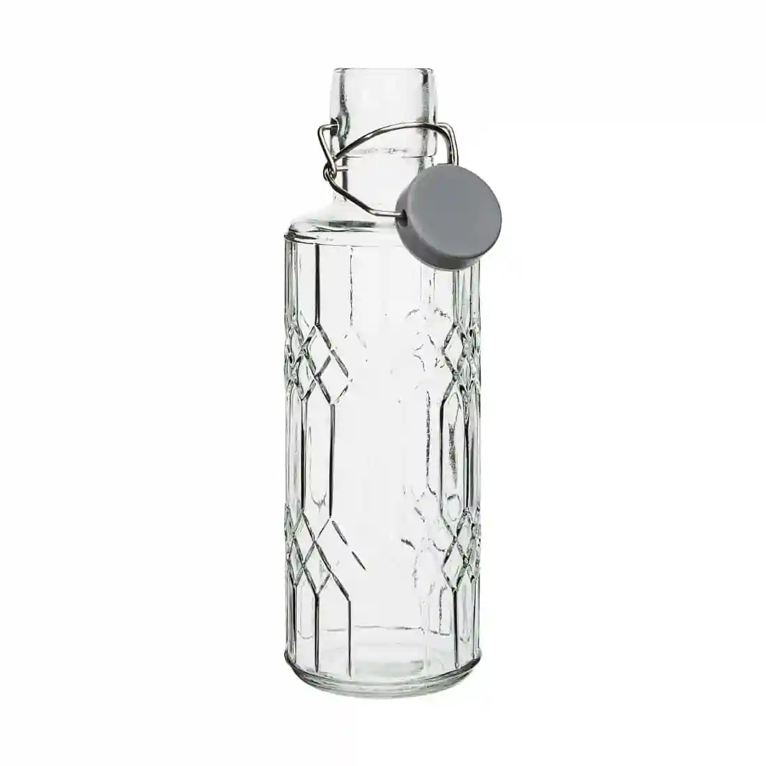 Olympia Geo Glass Water Bottle with Stopper 640ml (6 pack) - Image 2