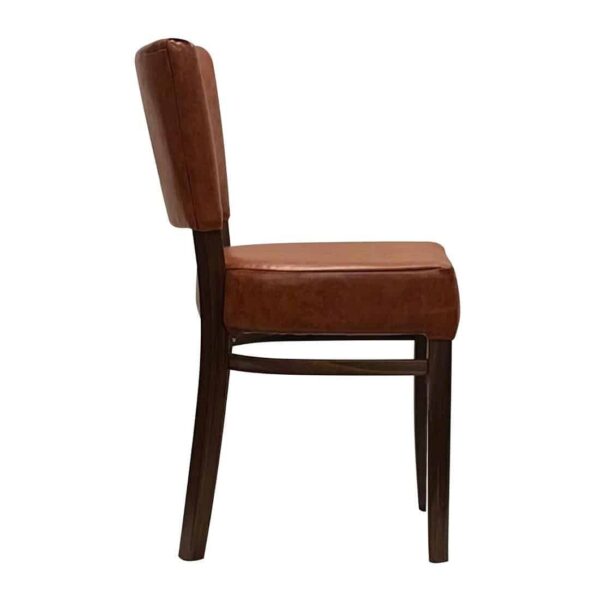 Oregon Dining Chair with Bison Tan Vinyl (Pack of 2) - Image 4