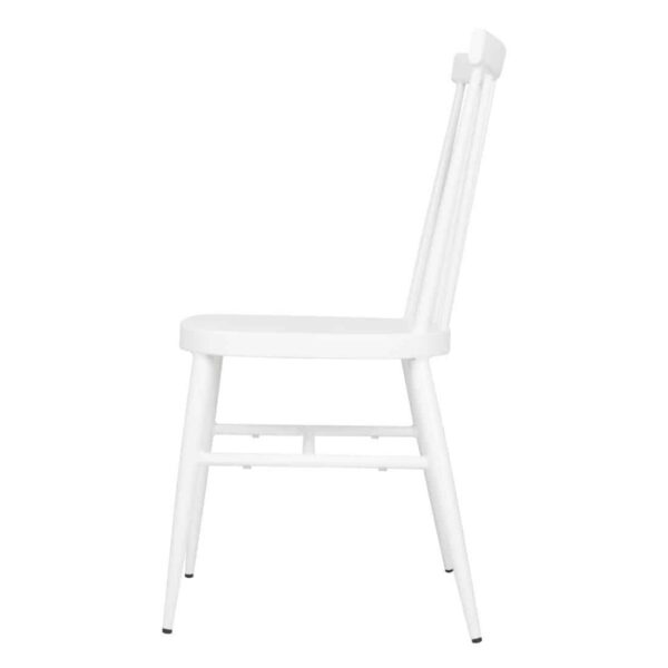 Bolero Windsor Aluminium White Chairs White (Pack of 4) - Image 3