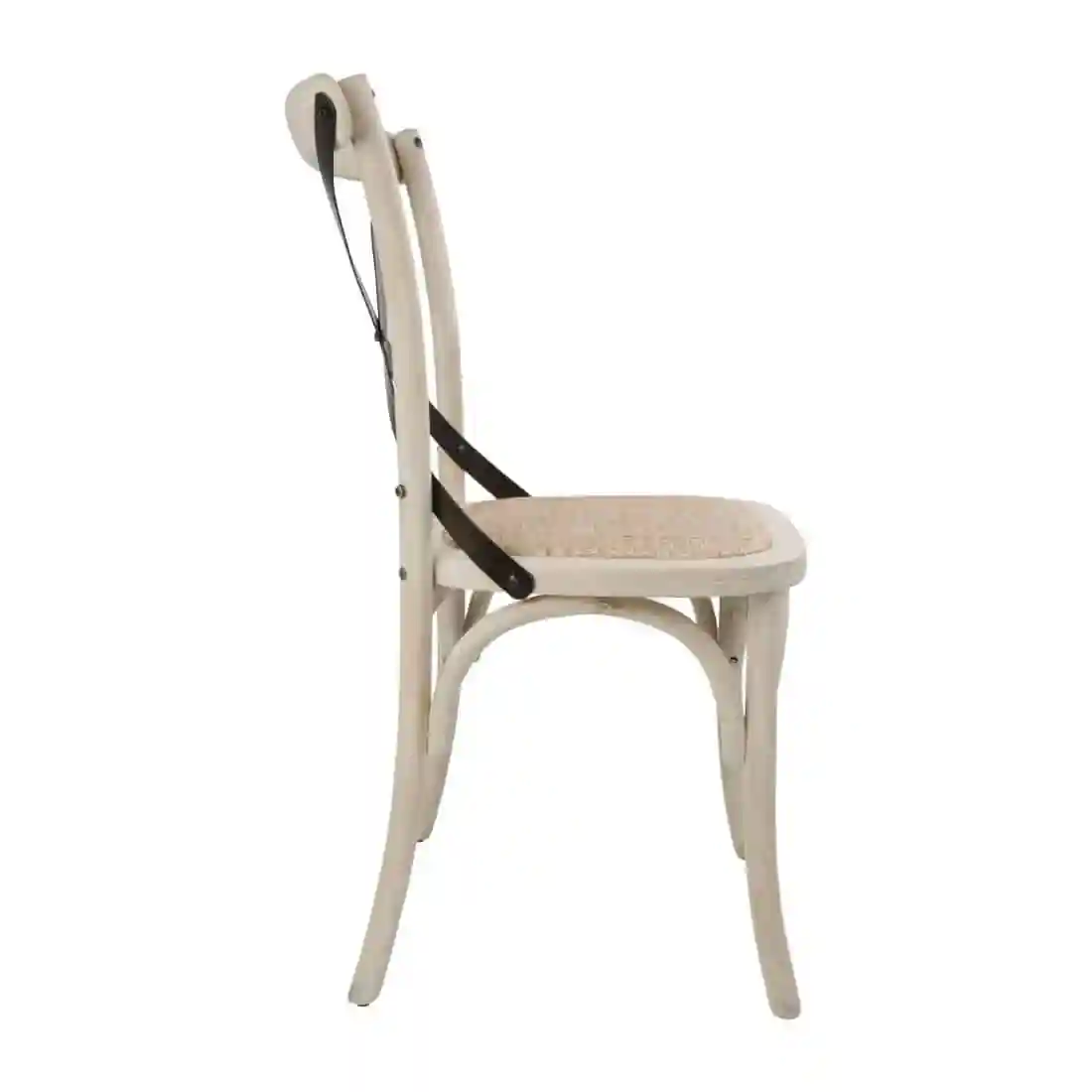 Bolero Bentwood Chairs with Metal Cross Backrest (Pack of 2) - Image 3