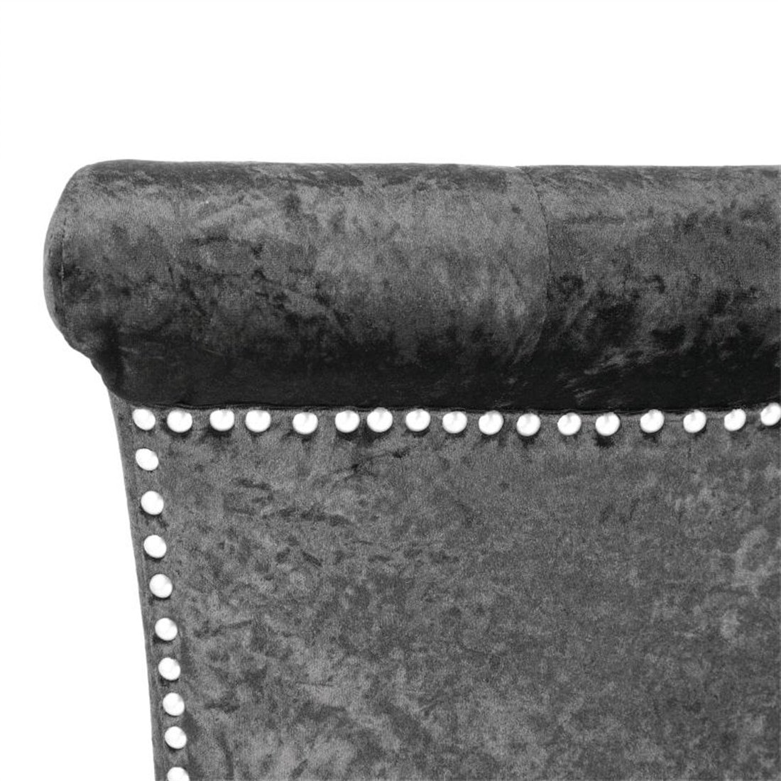 Bolero Black Crushed Velvet Dining Chair (Pack of 2) - Image 7
