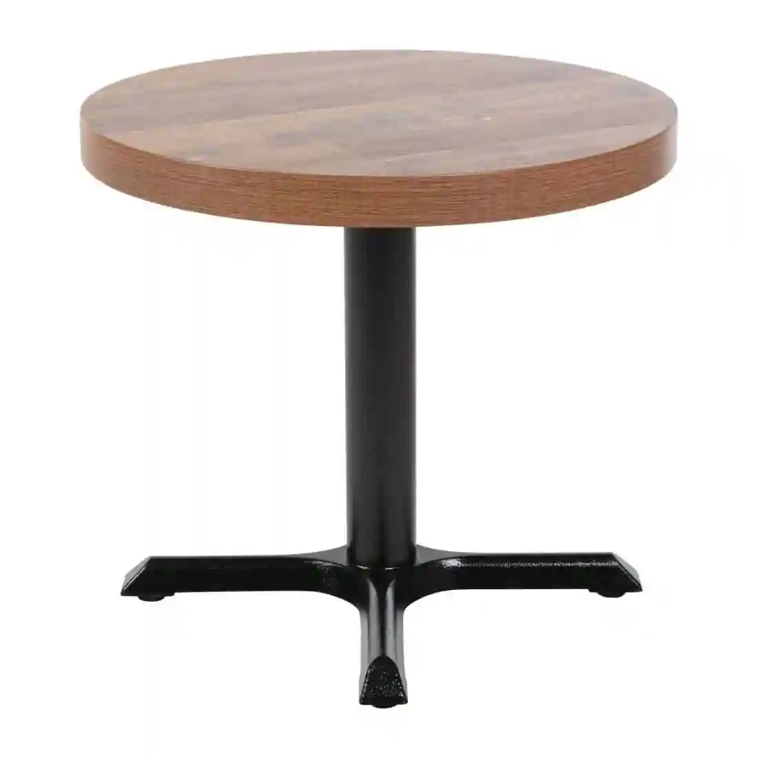 Bolero Pre-Drilled Round Table Top Urban Dark 600mm - Image 5