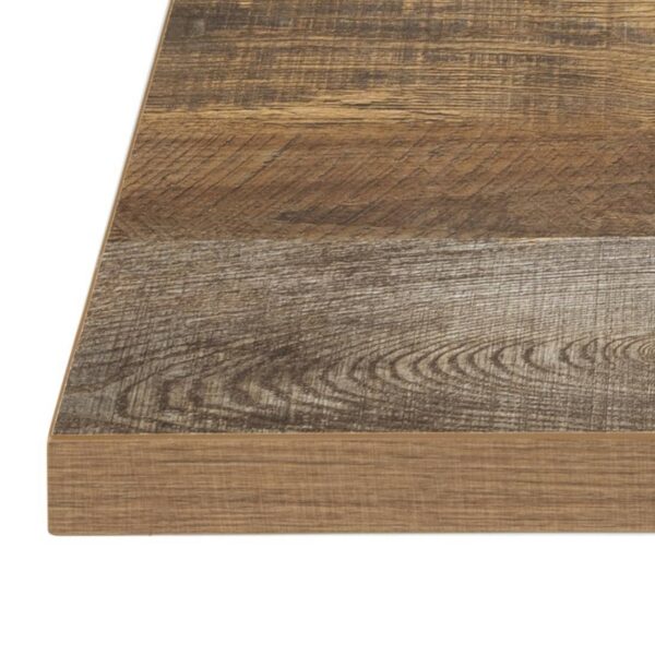 Bolero Pre-Drilled Square Table Top Urban Dark 700mm - Image 5