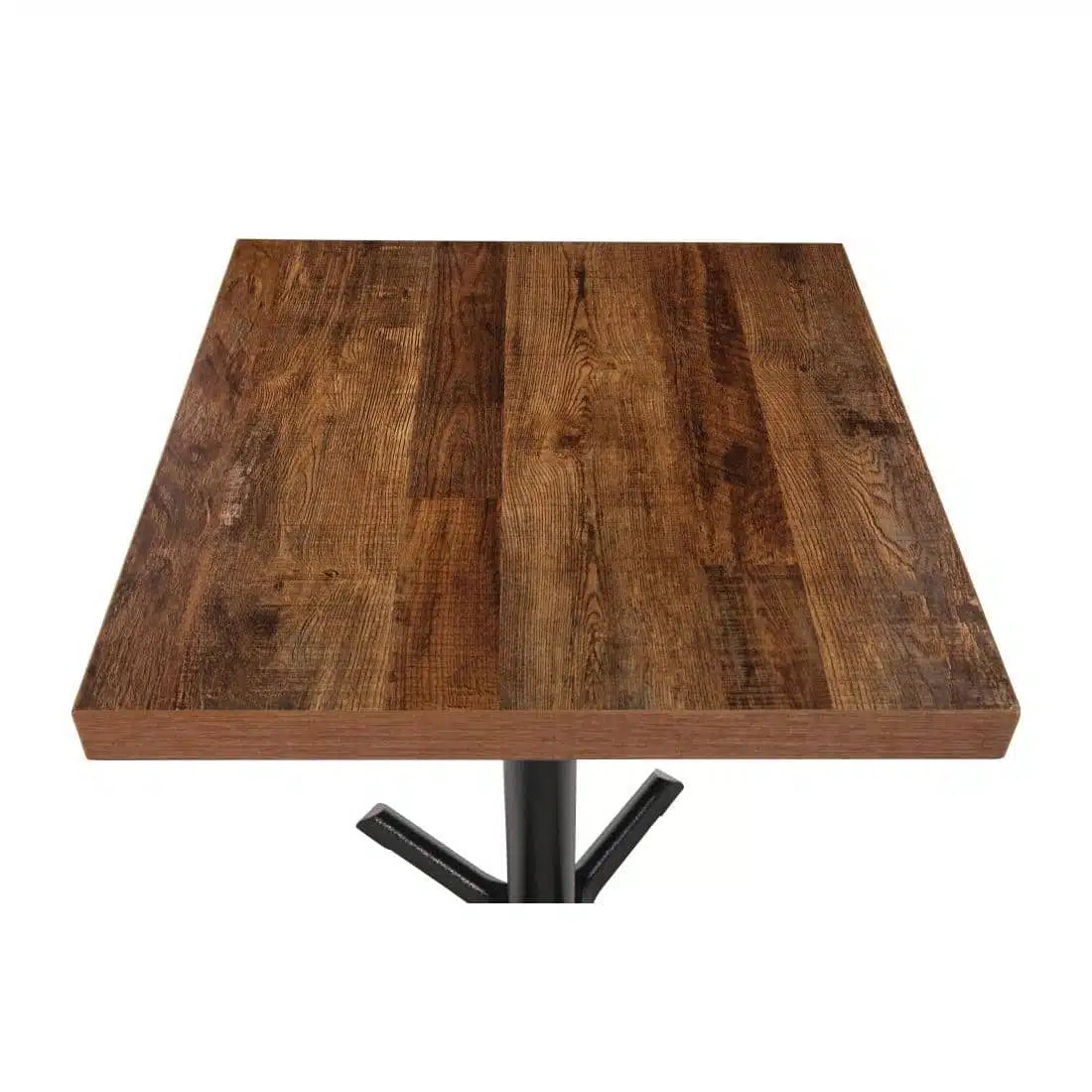 Bolero Pre-Drilled Square Table Top Urban Dark 700mm - Image 7
