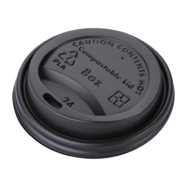 Fiesta Compostable Coffee Cup Lids 225ml / 8oz (Pack of 50) - Image 10