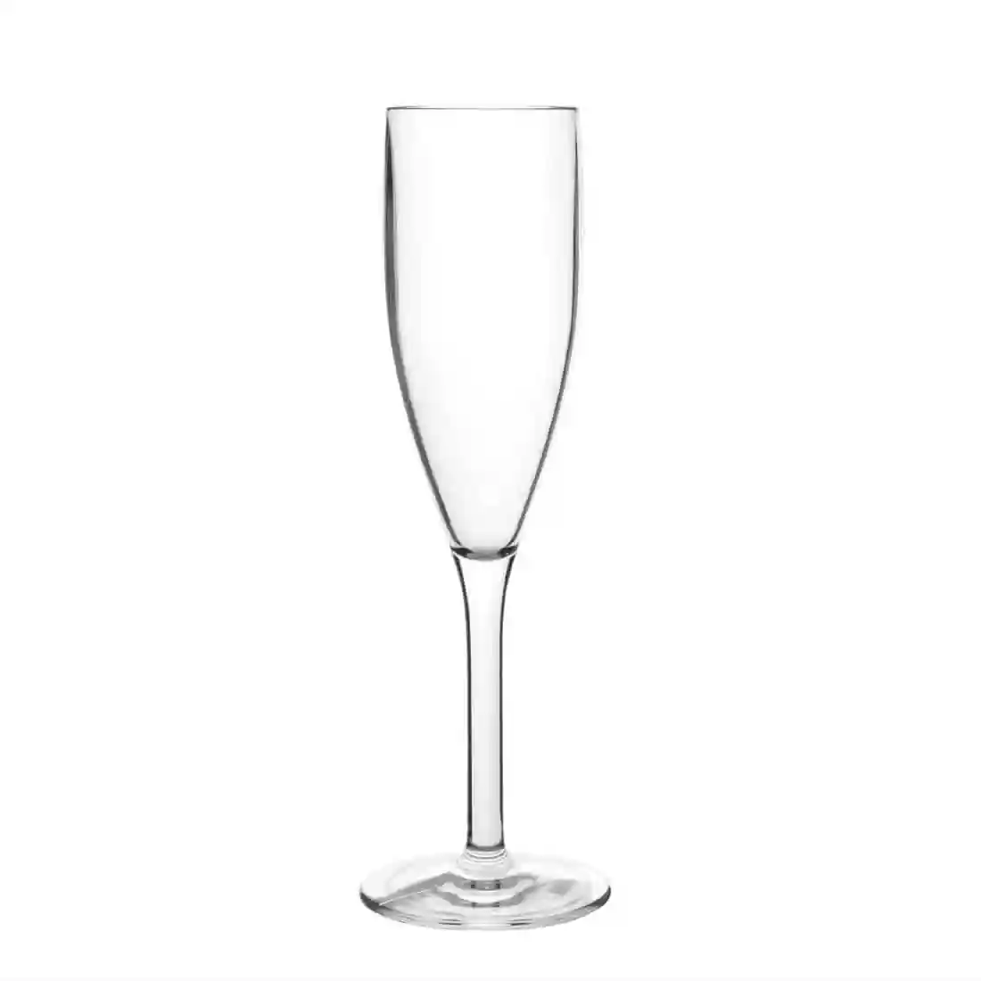 Olympia Kristallon Polycarbonate Champagne Flutes 210ml (Pack of 12) - Image 1