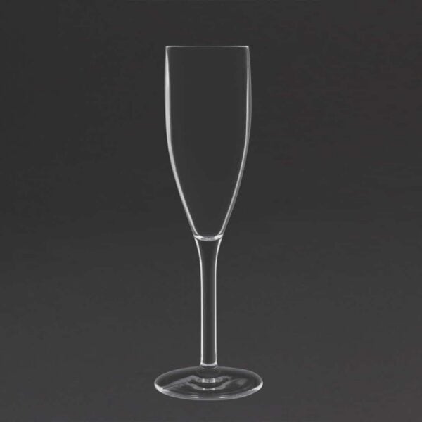 Olympia Kristallon Polycarbonate Champagne Flutes 210ml (Pack of 12) - Image 3