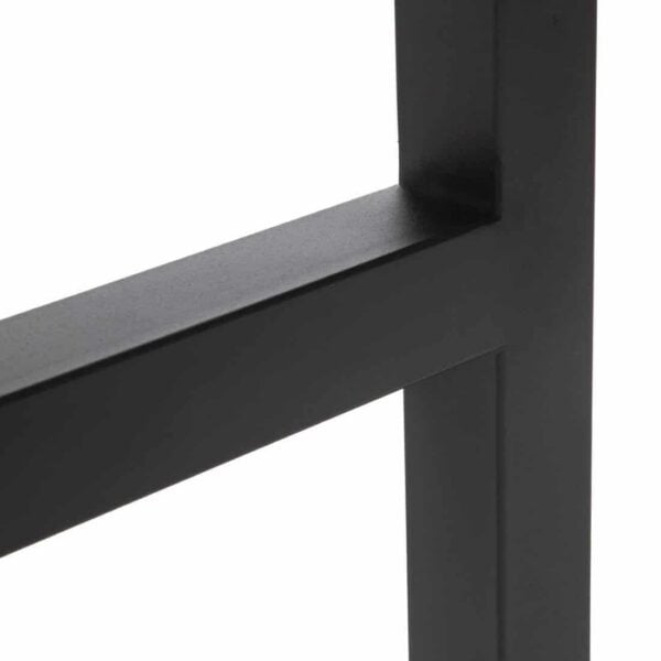 Bolero Square Steel and Acacia Bar Table 600mm - Image 8