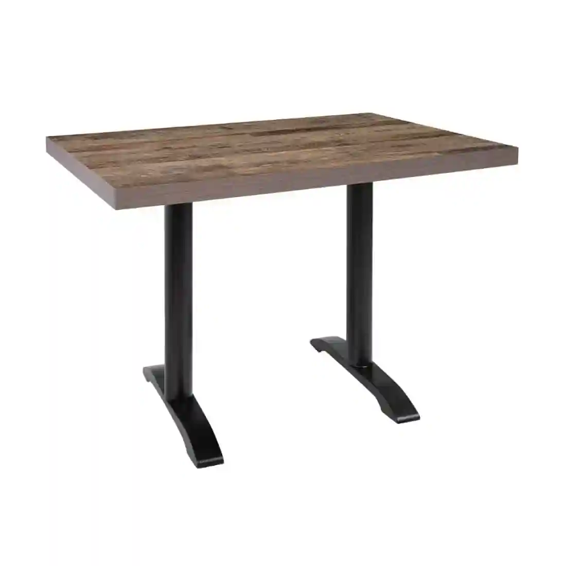 Bolero Pre-Drilled Rectangular Table Top Urban Dark 1100(W) x 700(D)mm - Image 7