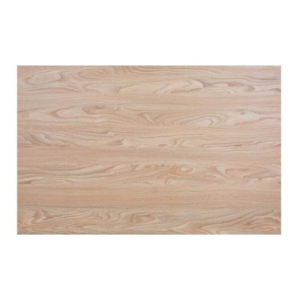 Bolero Pre-drilled Rectangular Table Top Antique Natural 1100(W) x 700(D)mm - Image 3