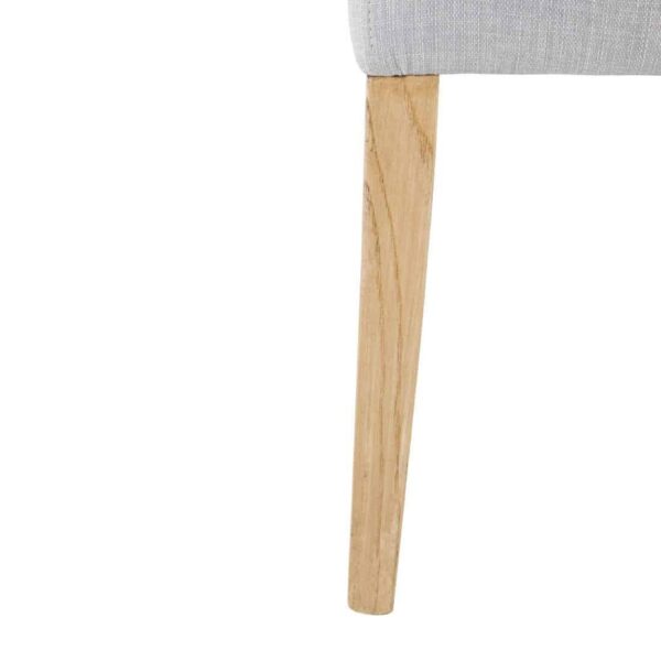 Bolero Chiswick Button Dining Chairs French Grey (Pack of 2) - Image 6