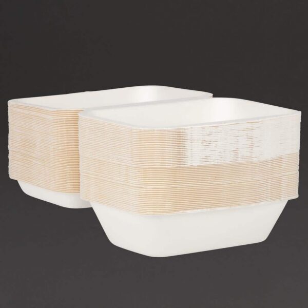 Fiesta Compostable Bagasse Hinged Food Containers 182mm - Image 11