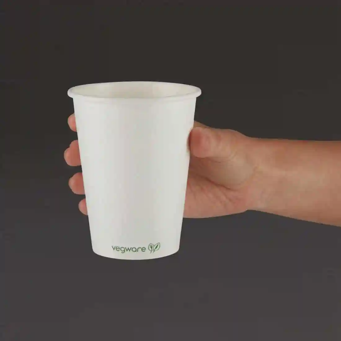 Vegware Compostable Coffee Cups Single Wall 340ml / 12oz (Pack of 1000) - Image 3