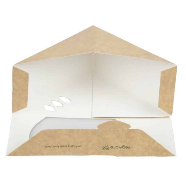 Vegware Compostable Kraft Sandwich Wedges 65mm (Pack of 500) - Image 6