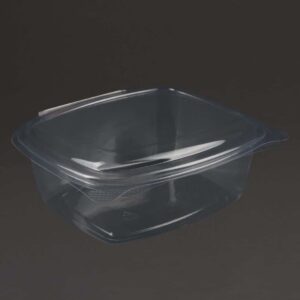 Vegware Compostable PLA Hinged-Lid Deli Containers 680ml / 24oz (Pack of 200)