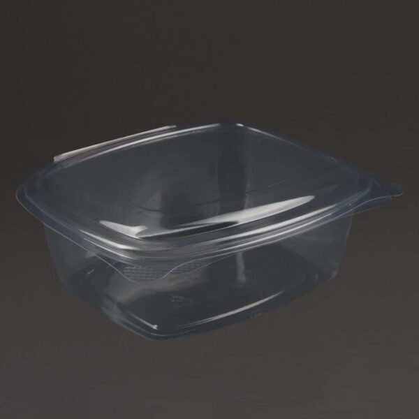 Vegware Compostable PLA Hinged-Lid Deli Containers 680ml / 24oz (Pack of 200) - Image 2