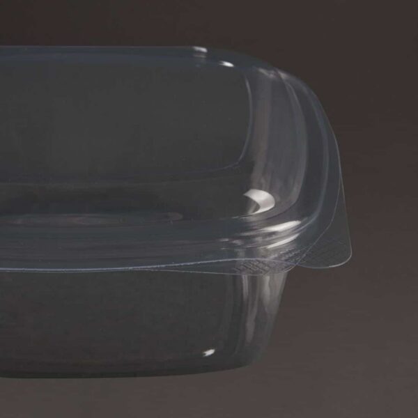 Vegware Compostable PLA Hinged-Lid Deli Containers 680ml / 24oz (Pack of 200) - Image 4
