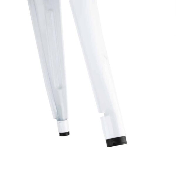 Bolero Bistro High Stools with Wooden Seatpad White (Pack of 4) - Image 5