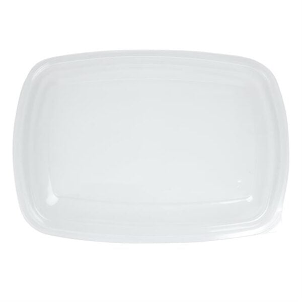Fastpac Large Rectangular Food Container Lids 1350ml / 48oz (Pack of 150) - Image 2