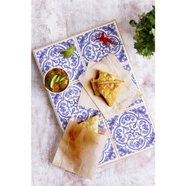 Vegware Compostable Paper Sandwich Bags Kraft - 10x10" (Pack of 1000) - Image 3