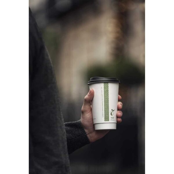 Vegware Hot Cup White Double Wall 16oz 89-Series (Pack of 400) - Image 4