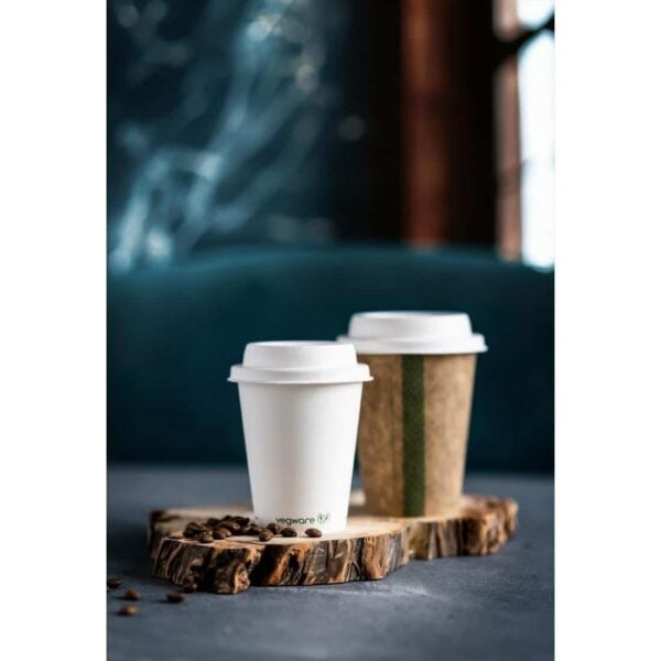 Vegware Hot Cup Lid Moulded Fibre 79-Series (Pack of 1000) - Image 3