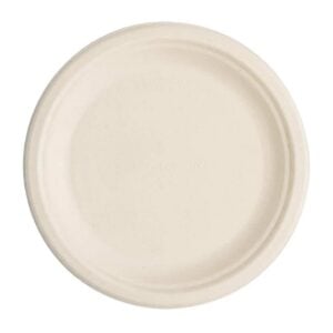 Vegware Compostable Nourish Moulded Fibre Plate Natural 7"/178mm (Pack of 500)