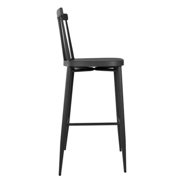 Bolero Windsor Aluminium Black High Stools (Pack of 2) - Image 3