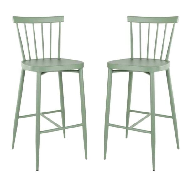 Bolero Windsor Aluminium Green High Stools (Pack of 2) - Image 5