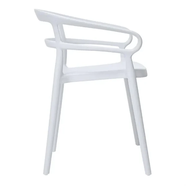 Bolero Mateo Café Chairs White (Pack of 2) - Image 3