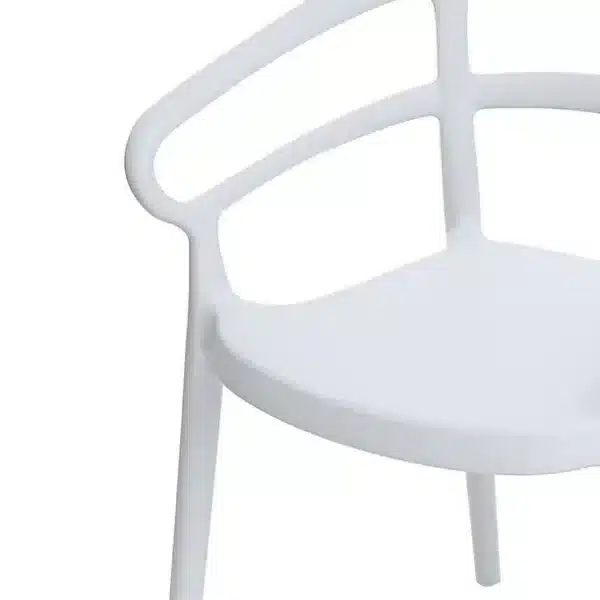 Bolero Mateo Café Chairs White (Pack of 2) - Image 5