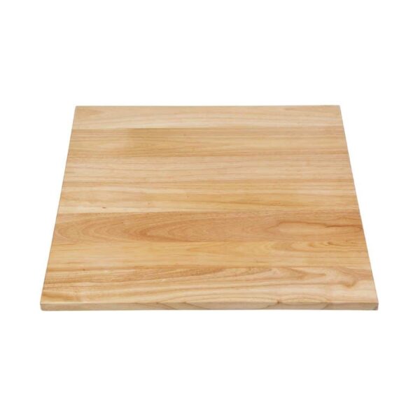 Bolero Pre-drilled Square Table Top Natural 700mm - Image 3