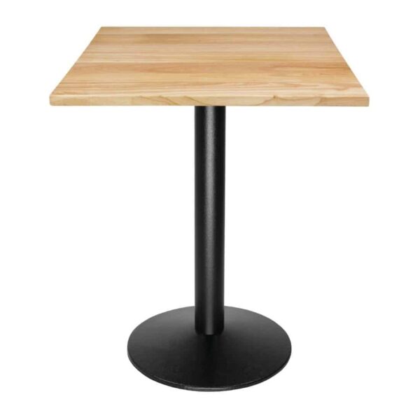 Bolero Pre-drilled Square Table Top Natural 700mm - Image 6