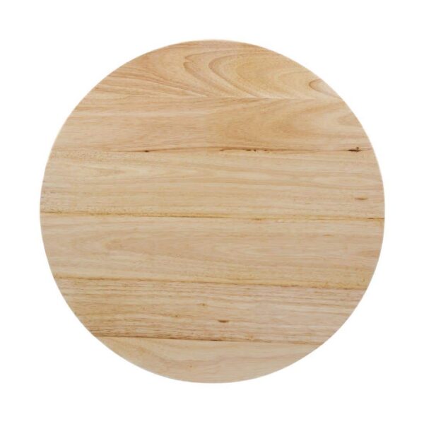 Bolero Pre-drilled Round Tabletop Natural 600mm - Image 2