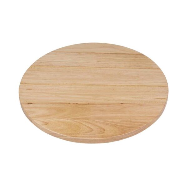 Bolero Pre-drilled Round Tabletop Natural 600mm - Image 3
