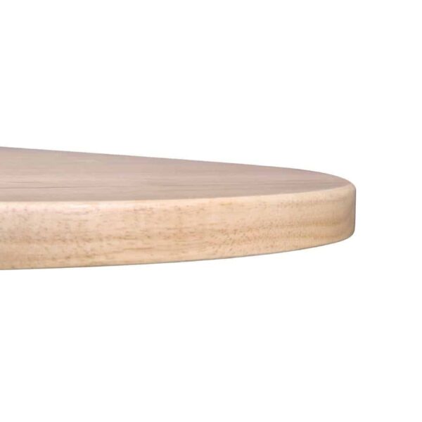 Bolero Pre-drilled Round Tabletop Natural 600mm - Image 5